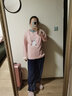 馨爱百年睡衣女春秋长袖纯棉韩版休闲宽松全棉女士套头家居服可外穿套装 QH5402 2XL 实拍图