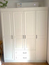 索友（CVOY） 衣柜卧室现代简约平开门组装实木质简易家用柜子收纳大衣橱 【四门】160cm主柜 免漆板材 实拍图