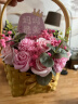 第一爱16朵康乃馨玫瑰香皂花篮鲜同城配送母亲节520礼物花送妈妈  晒单实拍图