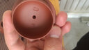 一茗金砂 宜兴紫砂壶茶壶自产自销名家吴娟华高难度大红袍朱泥大品 300CC全手工壶西施壶 小品 约200CC 实拍图