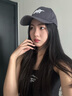 千牧朗帽子男女韩版时尚棒球帽软顶帅气显脸小防晒鸭舌帽户外休闲遮阳帽 灰色 实拍图