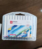 得力（deli）水性丙烯马克笔美术生专用绘画涂鸦画笔DIY速干防水不透色咕卡笔彩色笔芯马克笔生日礼物 【加量80% 升级手提盒】24色 实拍图