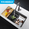 悍高（HIGOLD） HIGOLD/悍高厨房黑钛纳米阶梯式手工水槽304不锈钢洗碗池洗菜盆 晒单实拍图