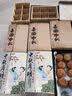 展艺75g月饼包装盒吸塑盒蛋黄酥带底托 中秋月饼材料（金色） 50只装 实拍图