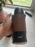 花间道保温杯男士礼物大容量焖茶杯316内胆茶水分离白茶闷泡杯便携茶杯 乌金黑带杯套杯刷 600ml 实拍图