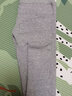 米度丽孕妇裤秋冬外穿打底裤加绒加厚棉裤可调节托腹长裤春秋外穿秋冬 2条装-浅花灰+浅花灰 XL码 实拍图