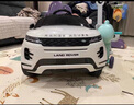 星辰皓路虎儿童电动车宝宝四轮越野充电汽车小孩带遥控可坐人玩具车童车 【白色四驱】早教+摇摆+避震+软胎+皮座椅 实拍图