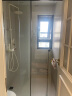 心海伽蓝（SHKL）整体淋浴房一体式玻璃隔断干湿分离浴屏浴房家用简易一字型浴房2G 1.2-1.29m 【奶油白】极简风 晒单实拍图