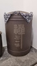 紫来顺 大号紫砂茶叶罐手工刻绘普洱茶缸密封存茶罐储存罐实用储茶罐 禅茶一味 25饼 实拍图