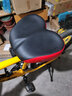 西骑者自行车坐垫柔软加厚无鼻坐垫代驾电动车座椅加厚减震动感单车垫 红色 实拍图