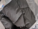 独束大码女装可拆卸连帽休闲羽绒服女微胖mm冬新款通勤保暖羽绒外套 乌梅黑 XL (尺码：3) 实拍图