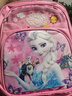 京窈冰雪奇缘女童书包小学生女生儿童书包幼儿园女孩5岁一年级1-3-4-6 小号粉色 (适合1-3年级) 实拍图