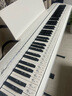 卡瓦依（KAWAI）ES120电钢琴便携立式重锤键盘智能蓝牙家用钢琴入门教学专业考级 ES120白色主机+X架+单踏板+礼包 实拍图
