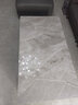 熙雅浩岩板茶几客厅轻奢高级感实木茶几小户型电视柜落地2025最新款组合 1.3茶几【意大利灰岩板】 黑灰框架柜体（普通柜体） 实拍图