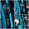 京格汽车二排后视镜车内后排后视镜开门下车观察镜车用辅助镜小圆镜 二排镜椭圆一对装 【带下车提示贴一对】 实拍图