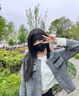 夏秦真丝防晒面罩全脸口罩100%桑蚕丝脸基尼防紫外线口罩女春夏 【极夜黑】真丝防晒面罩 经典款 实拍图
