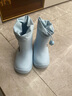 牧萌儿童雨鞋男童女童防水立体宝宝防滑耐磨卡通雨靴 太空人 18码 实拍图