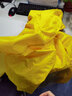 太空（TaiKong）电动电瓶摩托车雨衣长款全身防暴雨单人时尚卡通男女加大加厚雨披 有镜套-黄色 5XL 实拍图