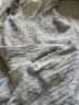 对白法式度假风提花背心连衣裙女2024夏季新款设计感白色无袖长裙 雾灰紫 S 晒单实拍图