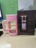 树彬 创意玻璃杯子商务办公室过滤泡茶叶杯带手柄水杯茶水分离杯男士 粉色450ml 实拍图