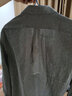 真维斯（Jeanswest）长袖衬衫男士春秋季新款修身免烫上衣牛津纺商务休闲衬衣外套 灰色+藏青色 L (100-120斤) 实拍图