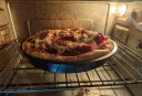 披萨盘饼底烤盘圆形家用商用烘焙烤箱pizza蛋糕模具套装 10英寸加厚不沾披萨盘 实拍图
