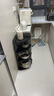 位美多层厨房置物架转角落地碳钢微波炉储物架子三角架锅具锅架收纳架 4层  高80 边长30 实拍图