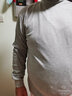 宜而爽 男士新疆纯棉秋衣秋裤半高领保暖内衣打底毛衫男透气套装 麻灰C 2XL 实拍图