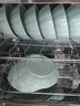 云鸿陶瓷创意10人用碗碟套装 家用陶瓷碗盘组合 日式网红餐具筷子勺子套装 南瓜青54件配2面碗1汤碗1大勺 配8英寸汤碗 实拍图