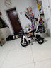 BAOLEJUN【双向推行】儿童三轮车脚踏车小孩宝宝幼儿童车1-6岁轻便手推车 彩格【双向推行】钛空轮+音乐 实拍图