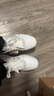 阿迪达斯 （adidas）板鞋男鞋 2025夏季新款运动鞋低帮透气休闲鞋耐磨轻便小白鞋 皮面透气小白鞋/主推款 42.5 （内长265mm） 实拍图