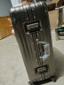 佐帕全铝镁合金拉杆箱铝框行李箱男女登机箱学生密码箱结婚旅行箱子 铝镁合金-钛金色 24英寸 1-4天中短途 实拍图