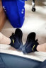 意尔康男鞋 休闲鞋男2023春季新款飞织透气学生运动跑步鞋时尚网面鞋男 黑色 40 实拍图