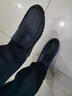 高哥内增高男鞋6cm春夏季鞋子软底软套脚休闲皮鞋隐形内增高鞋驾车鞋 黑色套脚 39 实拍图