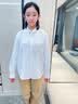衣诺坊儿童衬衫白色长袖衫衣六一演出服打底衫女童衬衫大合唱T恤 实拍图