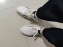 圣伽步skap休闲男鞋舒适时尚男士系带气垫厚底透气运动鞋A5E01AM3 米白色 40 实拍图