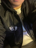 杰克·琼斯（JACK&JONES）25年秋冬男装棉衣飞行夹克男保暖宽松潮流连帽短款棉服外套男士 黑色E40 S 170 实拍图