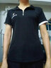 2024夏季新款翻领polo衫短袖T恤修身洋气气质显瘦男女同款上衣 169黑色 L 实拍图