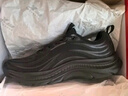 特步男子跑步鞋运动鞋秋季轻便减震防泼水革面跑鞋黑色 实拍图