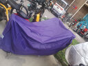 久创电动车防雨罩车衣车罩防晒防雨罩电瓶车遮阳罩挡雨加厚牛津布防尘 紫色小号-无镜款【适合总长1.7m以内-无镜款】 加厚牛津布 实拍图