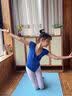艾舞戈免系带舞蹈鞋软底耐磨表演练功鞋儿童女跳舞芭蕾舞鞋 黑色32 实拍图