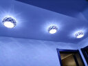 大观园（DGY） 走廊过道吸顶灯简约入户玄关灯具创意led阳台吸顶灯广东中山灯具 1665-暗装彩光22*8cm-三色变光 实拍图
