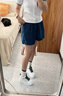 狄德拉小码真皮内增高小白鞋女2025春秋款厚底小个子百搭休闲运动松糕鞋 9cm白棕夏季网面(牛皮) 36 (230mm) 标准码 实拍图