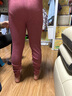 浪莎女士秋裤秋冬基础款阳离子美体修身显瘦保暖线裤单件本命年红色 实拍图