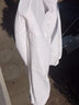 卡度顿衬衫男纯色商务休闲长袖衬衫男韩版修身职业工作服四季款白衬衣男 白色 7XL（220-240斤） 实拍图