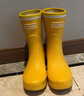JOYCORN加可时尚马卡龙雨靴防滑防水女鞋中筒雨鞋户外胶鞋夏季水靴 柚子黄 39 实拍图
