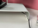 升派（ESPL） 升派苹果电脑显示器增高支架铝合金抬高托架笔记本金属键盘桌面收纳底座IMAC一体机 19款单层大号银色（加高）500*220*60mm 实拍图