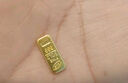 周六福 黄金999元宝金条小金豆爱心赏金玩咖投资金系列 计价 大米-2g 实拍图