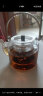 雅集耐热玻璃茶壶茶具提梁壶煮茶器茶水分离蒸煮二用木把提梁壶1300ml 实拍图