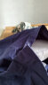 SHERWOOD全棉枕套 成人枕头保护套 纯棉枕芯套枕套一对装 全棉床上用品 藏青色-40支平纹 50*75CM 对装 实拍图